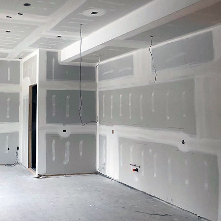 Drywall installation project